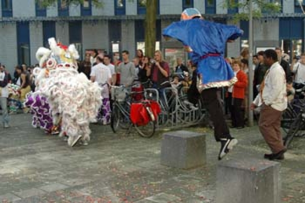 Chińczycy świętowali w Amsterdamie